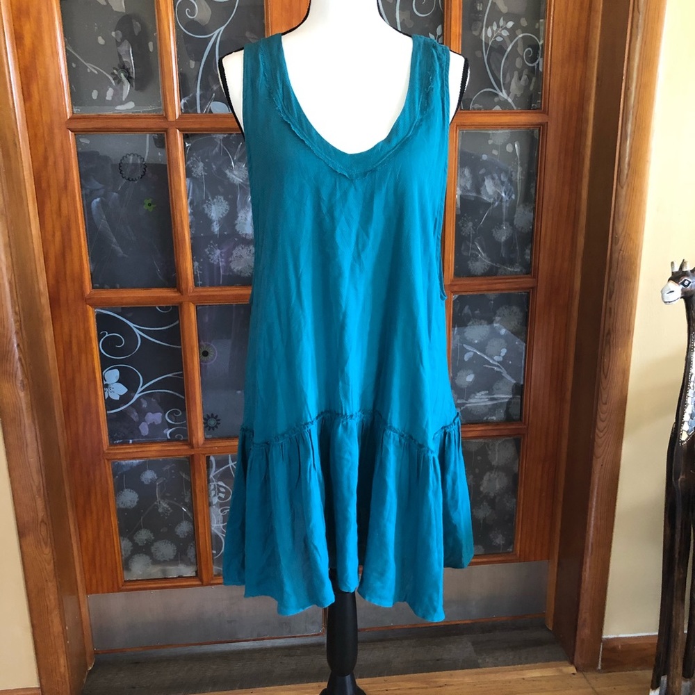 Blue babydoll dress